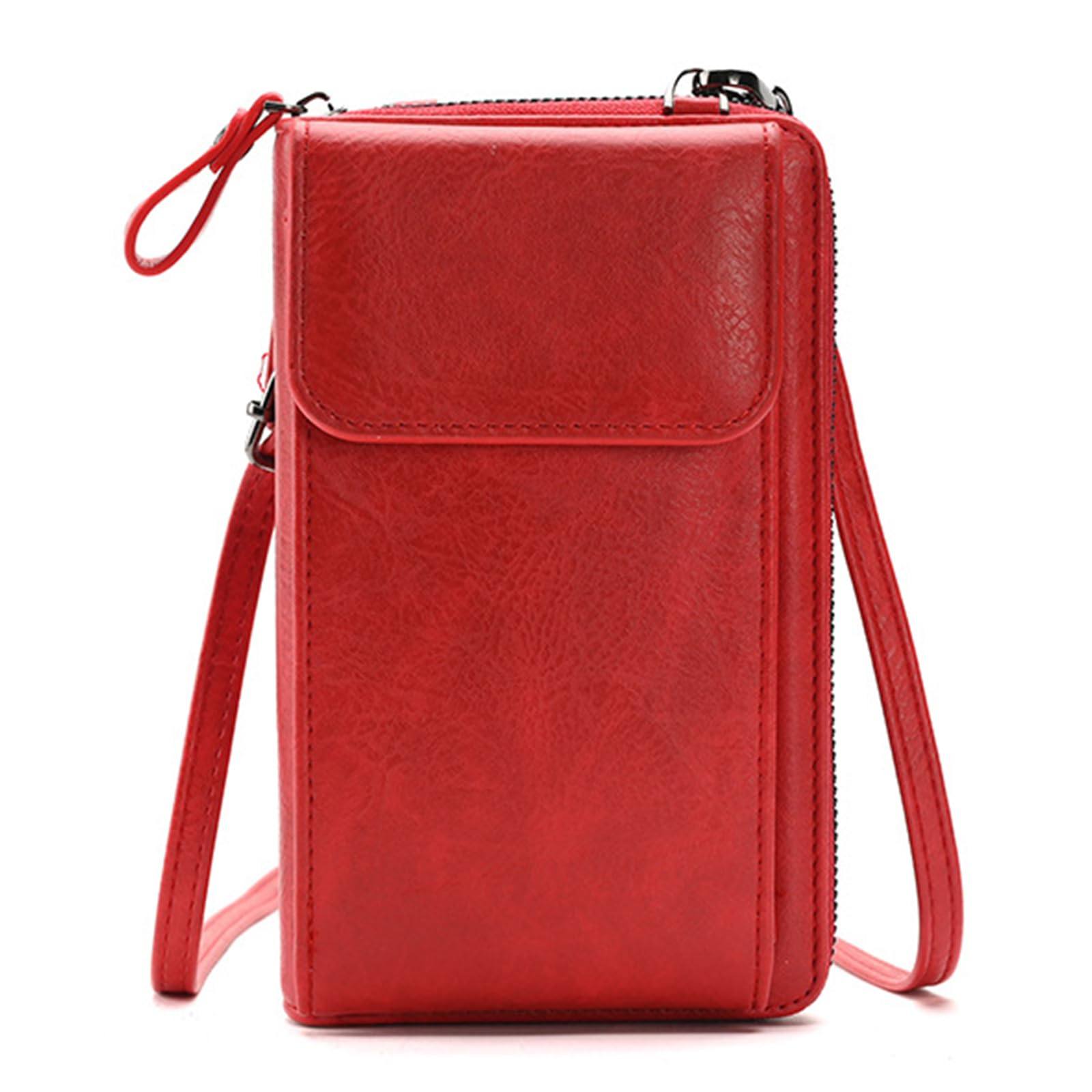 mygreen Small Crossbody Cell Phone Purse for Women Leather Cellphone Wallet