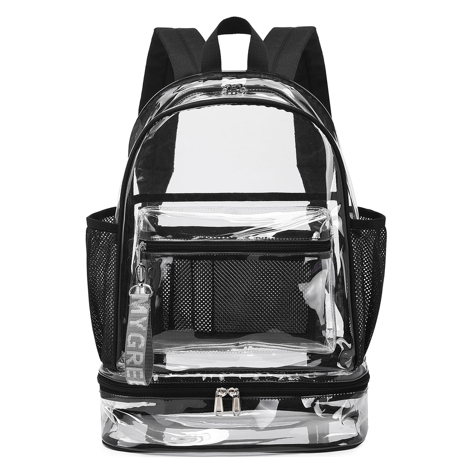 mygreen Clear Backpack with Bottom Compartment for Lunch Box