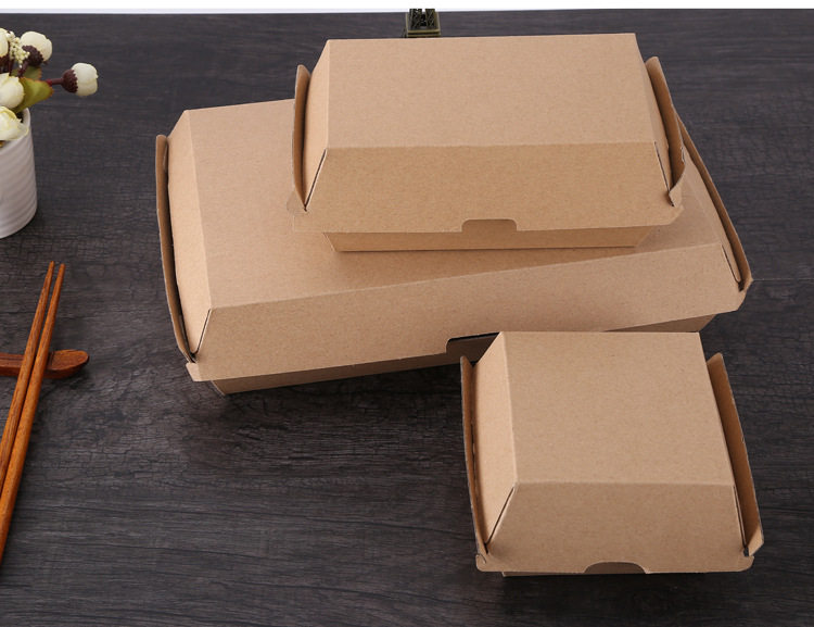 Kraft F-flute food box-burger box