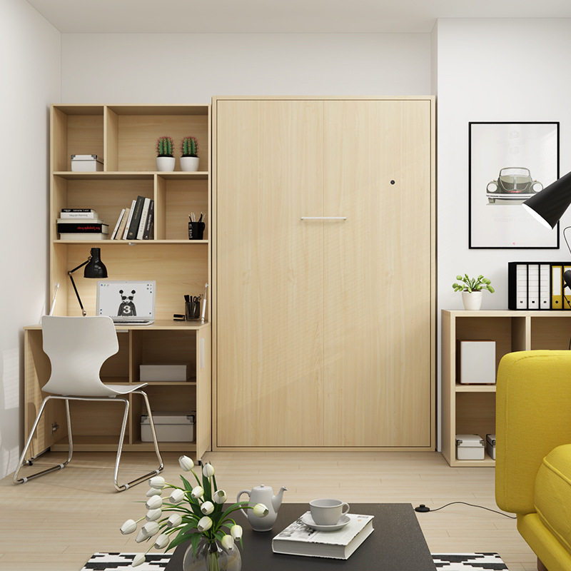 Two Murphy Beds Are Hidden In The Walls Of This Small Apartment