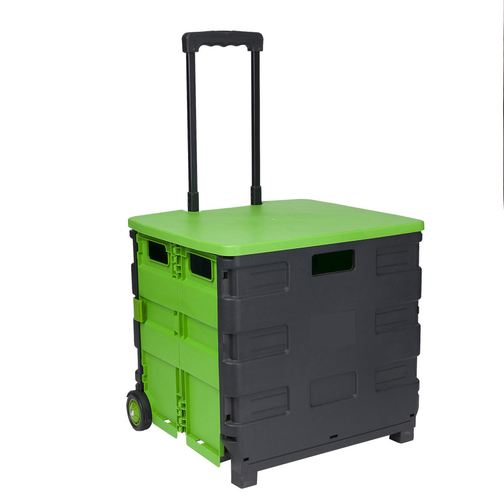 Plastic Folding Crazy Cart with Box