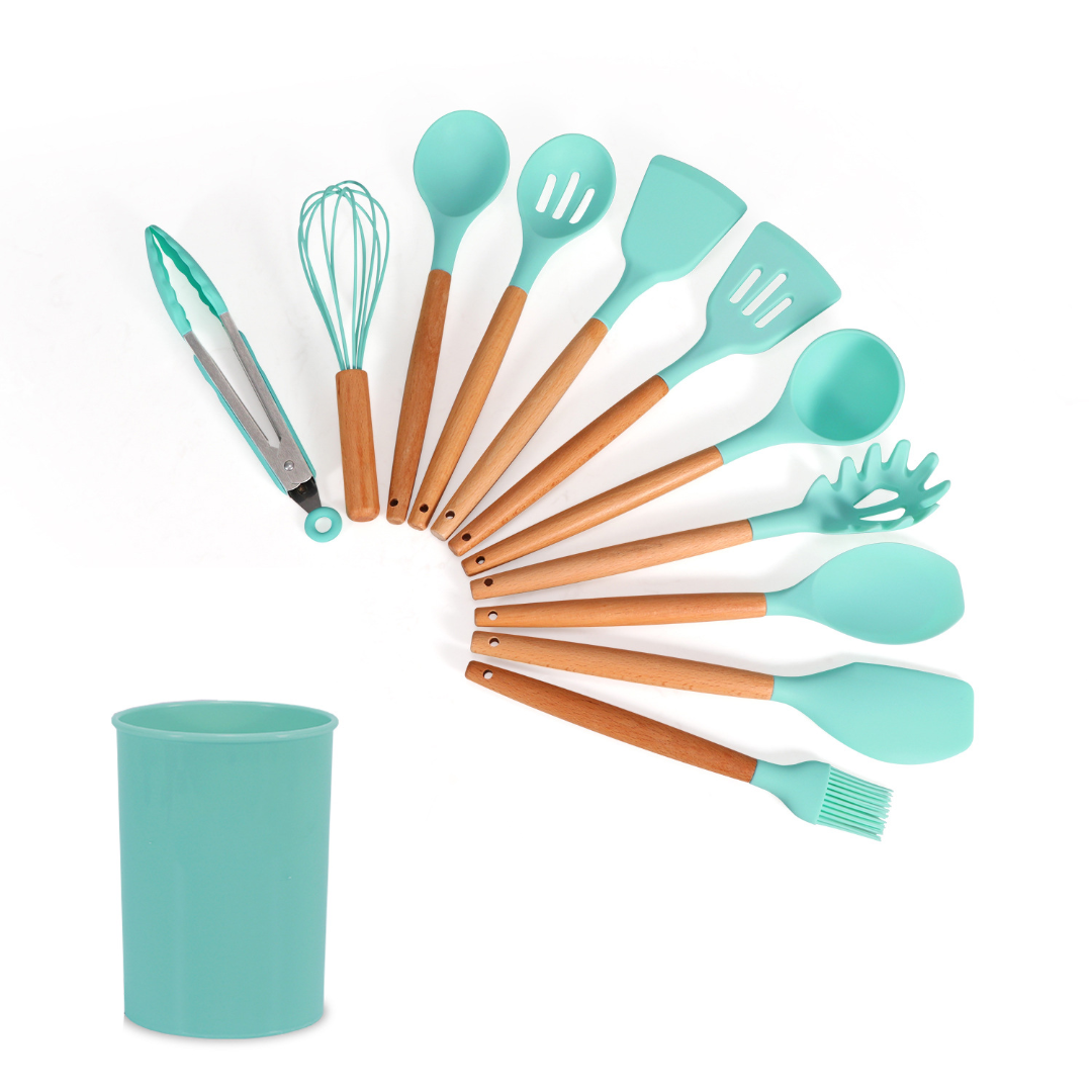 12pcs Silicone Kitchenware Set