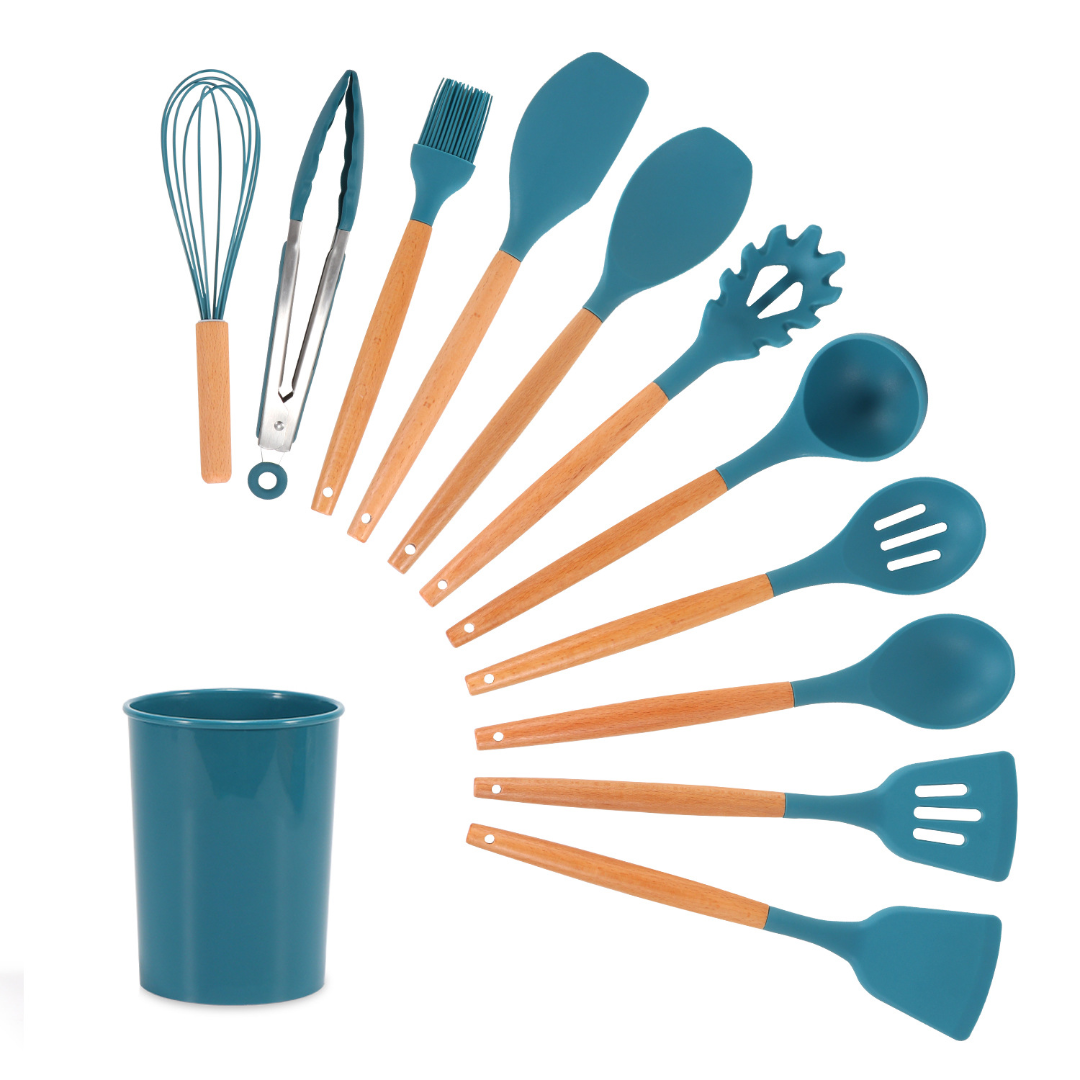 12pcs Silicone Kitchenware Set