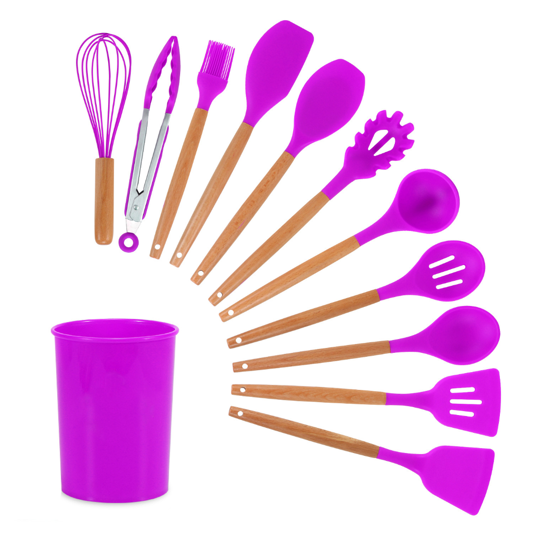 12pcs Silicone Kitchenware Set