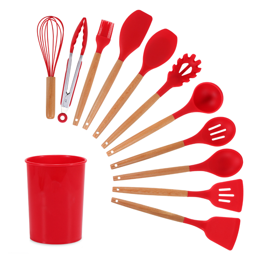 12pcs Silicone Kitchenware Set