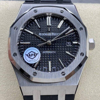 Replica Audemars Piguet Royal Oak 15400 1:1 Best Edition APS Factory Black Rubber Strap