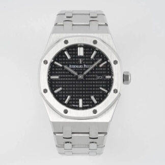 Replica Audemars Piguet Royal Oak Quartz 33MM 67650ST.OO.1261ST.01 1:1 Best Edition ZF Factory Black Dial