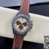 Replica Rolex Daytona Cosmograph Diw Custom Version 11 Best Edition Noob Factory Brown Strap