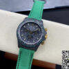 Replica Rolex Daytona Cosmograph 11 Best Edition Noob Factory Diw Custom Version Dark Green Strap