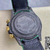 Replica Rolex Daytona Cosmograph 11 Best Edition Noob Factory Diw Custom Version Dark Green Strap