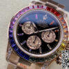 Replica Rolex Daytona 116595 RBOW 11 Best Edition IPK Factory Rose Gold