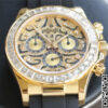 Replica Rolex Cosmograph Daytona 116588 TBR 11 Best Edition Noob Factory Yellow Gold Diamond Bezel