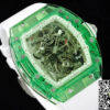 Replica Richard Mille RM 56-01 Tourbillon 11 Best Edition RM Factory Green Transparent Case