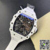 Replica Richard Mille RM12-01 Tourbillon 11 Best Edition RM Factory White Rubber Strap