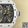 Replica Richard Mille RM12-01 Tourbillon 11 Best Edition RM Factory White Rubber Strap