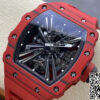 Replica Richard Mille RM12-01 Tourbillon 11 Best Edition RM Factory Red Rubber Strap