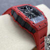 Replica Richard Mille RM12-01 Tourbillon 11 Best Edition RM Factory Red Rubber Strap