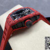 Replica Richard Mille RM12-01 Tourbillon 11 Best Edition RM Factory Red Rubber Strap