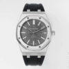 Replica Audemars Piguet Royal Oak 15400 11 Best Edition APS Factory Gray Dial Rubber Strap