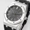 Replica Audemars Piguet Royal Oak 15400 11 Best Edition APS Factory Gray Dial Rubber Strap