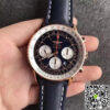 Replica Breitling Navitimer 01 RB012012 11 Best Edition JF Factory Blue Strap