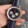 Replica Breitling Navitimer 01 RB012012 11 Best Edition JF Factory Blue Strap