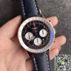 Replica Breitling Navitimer 01 RB012012 11 Best Edition JF Factory Blue Strap