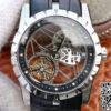 Replica Roger Dubuis Excalibur RDDBEX0393 11 Best Edition JB Factory Tourbillon Skeleton Dial