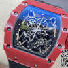 Replica Richard Mille RM35-02 11 Best Edition T+ Factory Red Carbon Fiber NTPT Case Black Strap