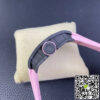 Replica Richard Mille RM35-02 11 Best Edition T+ Factory NTPT Carbon Fiber Pink Rubber Strap