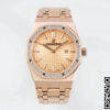 Replica Audemars Piguet Royal Oak Quartz 33MM 67651OR.ZZ.1261OR.03 11 Best Edition ZF Factory Gold Dial