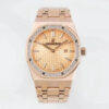 Replica Audemars Piguet Royal Oak Quartz 33MM 67651OR.ZZ.1261OR.03 11 Best Edition ZF Factory Gold Dial