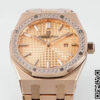 Replica Audemars Piguet Royal Oak Quartz 33MM 67651OR.ZZ.1261OR.03 11 Best Edition ZF Factory Gold Dial