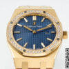 Replica Audemars Piguet Royal Oak Quartz 33MM 67651BA.ZZ.1261BA.02 11 Best Edition ZF Factory Blue Dial