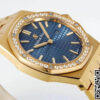 Replica Audemars Piguet Royal Oak Quartz 33MM 67651BA.ZZ.1261BA.02 11 Best Edition ZF Factory Blue Dial