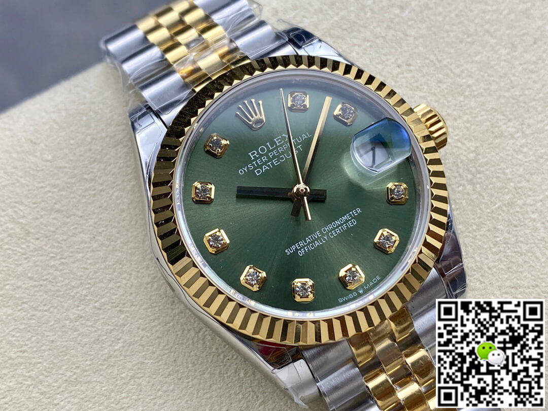 Replica Rolex Datejust M278273-0030 31MM 11 Best Edition GS Factory Green Dial