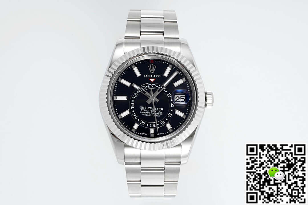 Replica Rolex Sky Dweller M336934-0007 11 Best Edition ZF Factory Black Dial