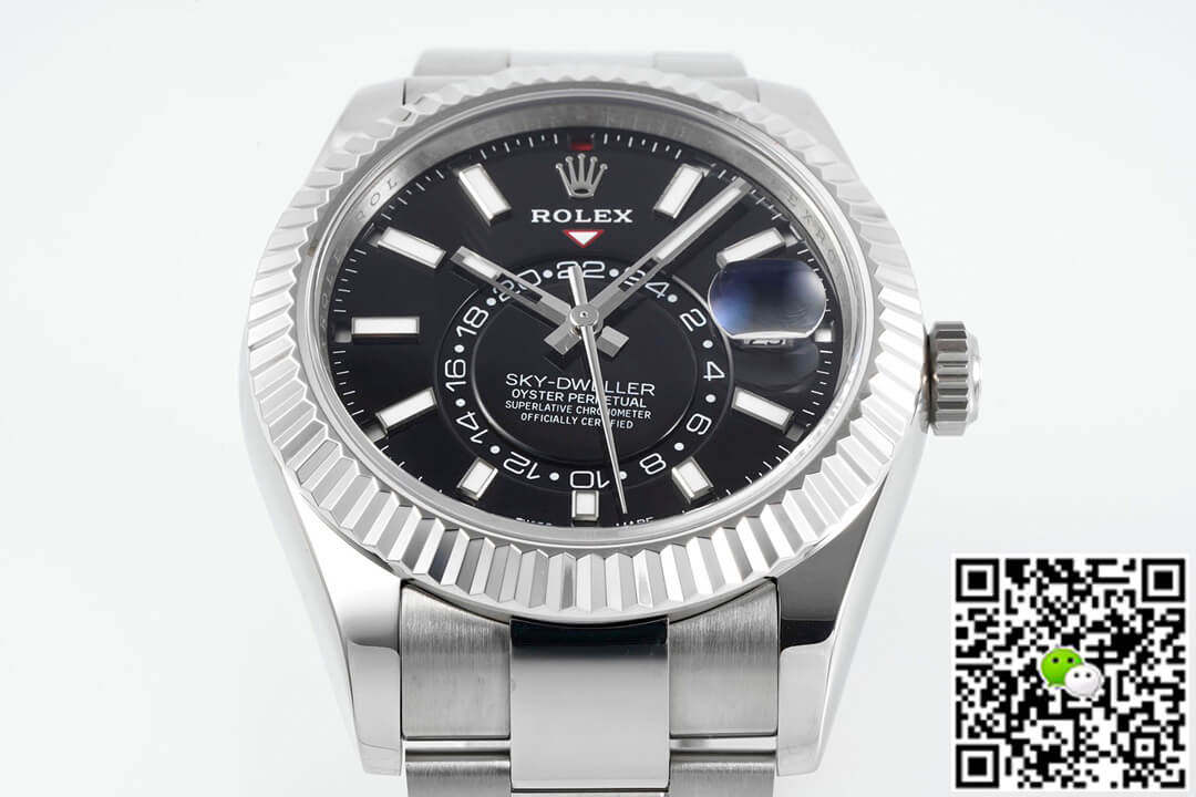 Replica Rolex Sky Dweller M336934-0007 11 Best Edition ZF Factory Black Dial