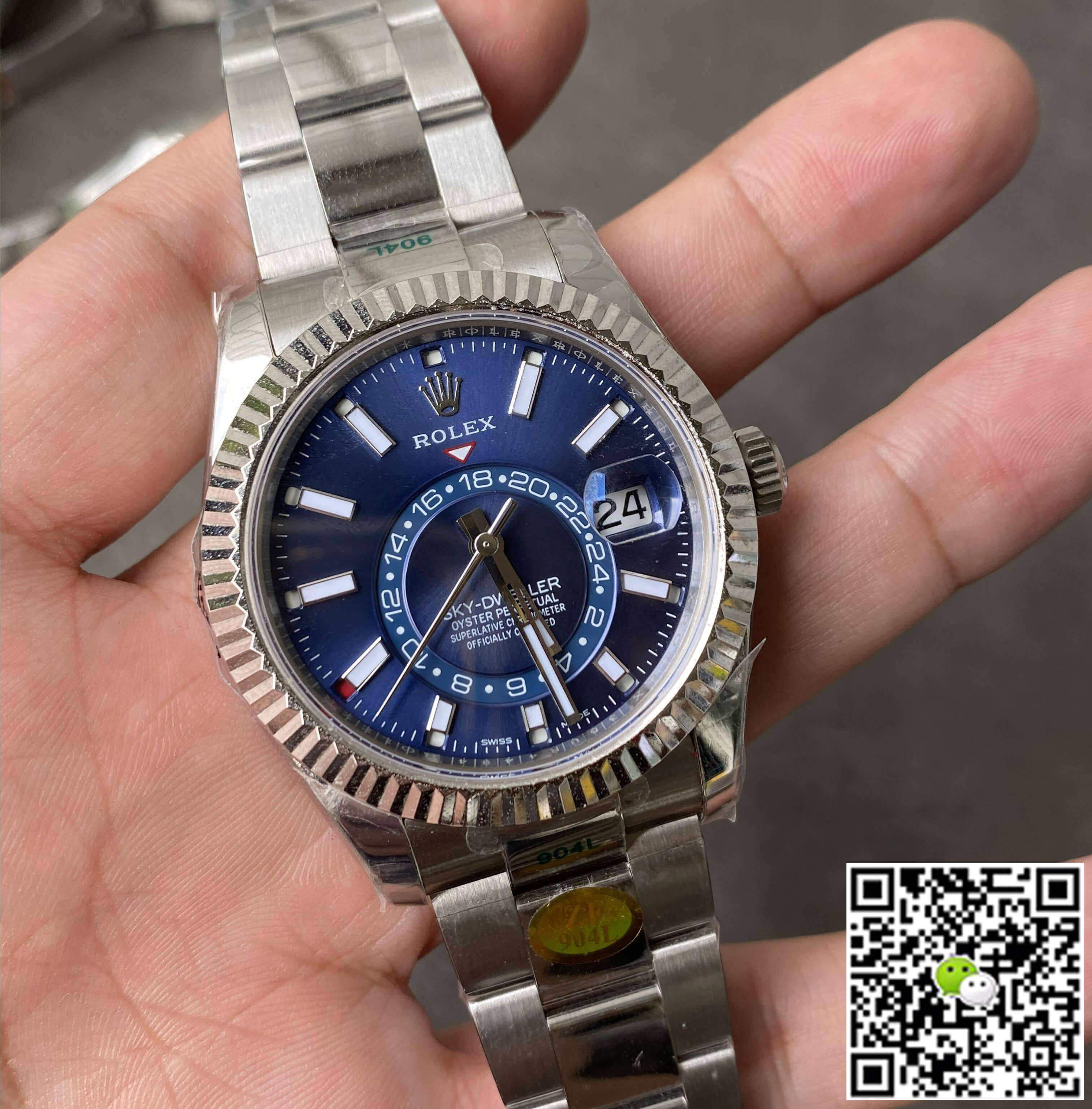 Replica Rolex Sky Dweller M336934-0005 11 Best Edition ZF Factory Blue Dial