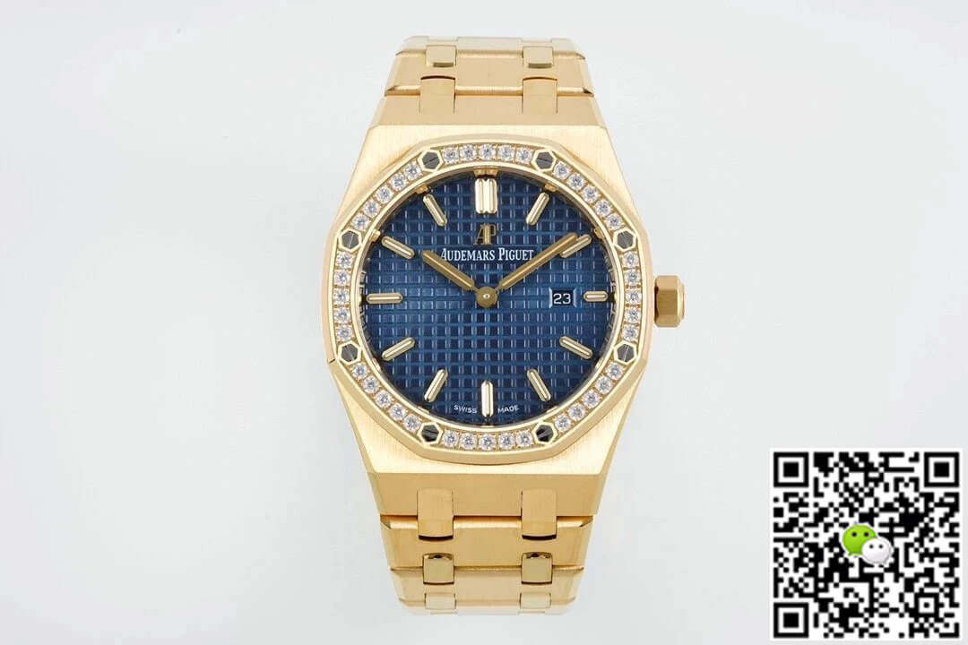 Replica Audemars Piguet Royal Oak Quartz 33MM 67651BA.ZZ.1261BA.02 11 Best Edition ZF Factory Blue Dial