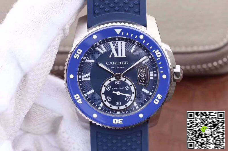 Replica Calibre De Cartier Diver WSCA0011 JF Factory 11 Best Edition Swiss ETA2836-2