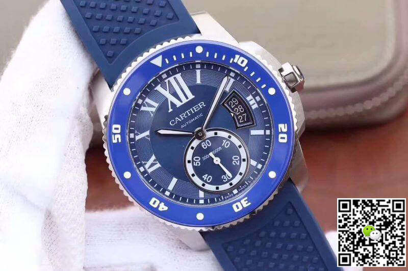 Replica Calibre De Cartier Diver WSCA0011 JF Factory 11 Best Edition Swiss ETA2836-2