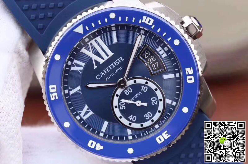 Replica Calibre De Cartier Diver WSCA0011 JF Factory 11 Best Edition Swiss ETA2836-2