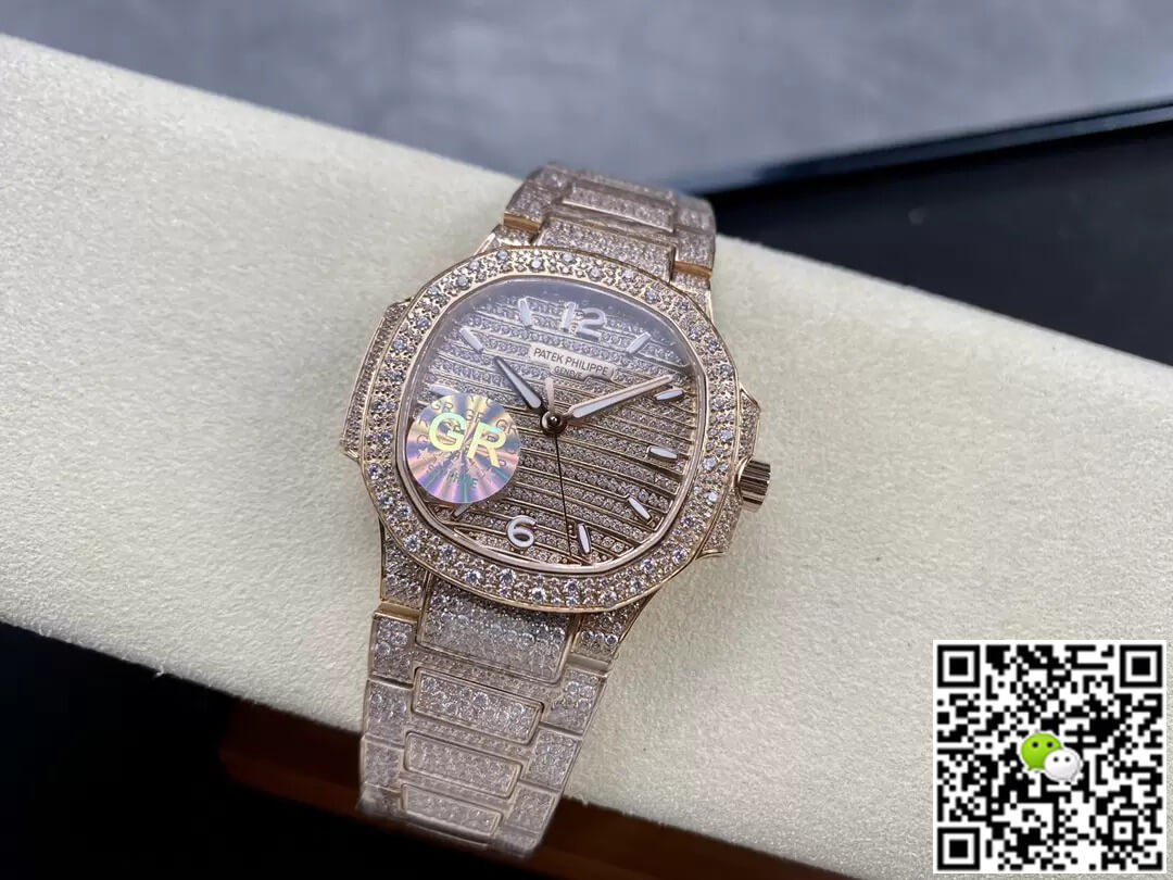 Replica Patek Philippe Aquanaut 71181450R-001 11 Best Edition GR Factory Gold Diamond Dial