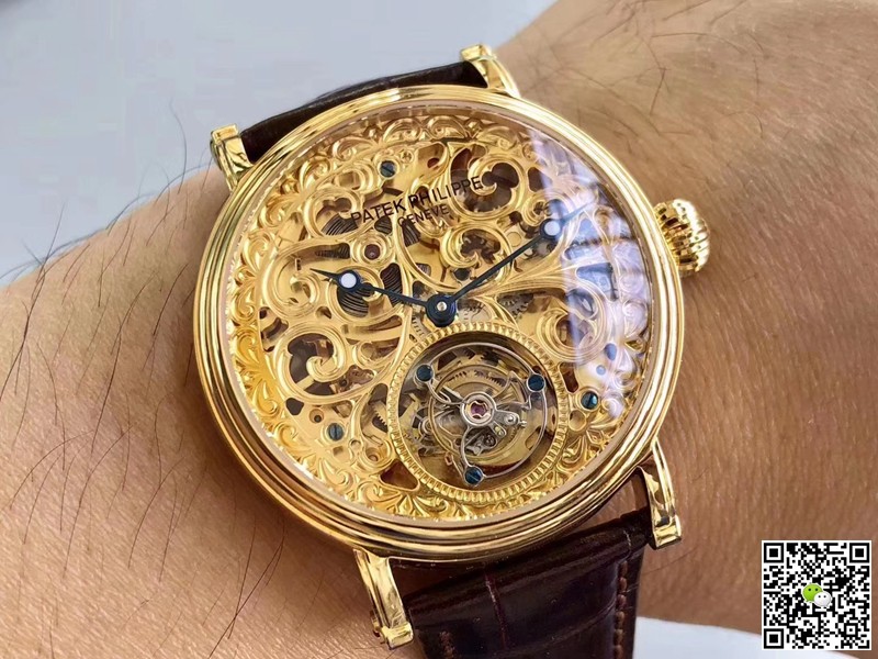 Replica Patek Philippe Tourbillon P83000 11 Best Edition Yellow Gold Swiss Tourbillon