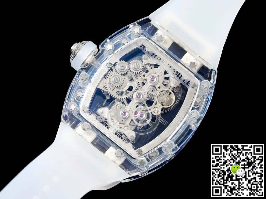 Replica Richard Mille RM 56-01 Tourbillon 11 Best Edition RM Factory Transparent Skeleton Dial