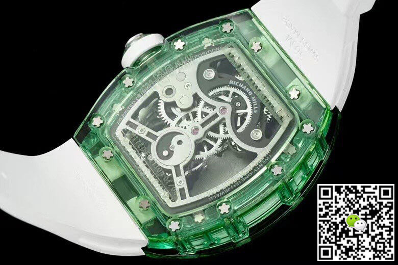 Replica Richard Mille RM26-01 Tourbillon 11 Best Edition RM Factory Green Skeleton Dial