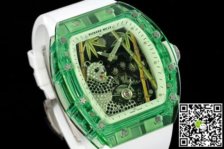 Replica Richard Mille RM26-01 Tourbillon 11 Best Edition RM Factory Green Skeleton Dial