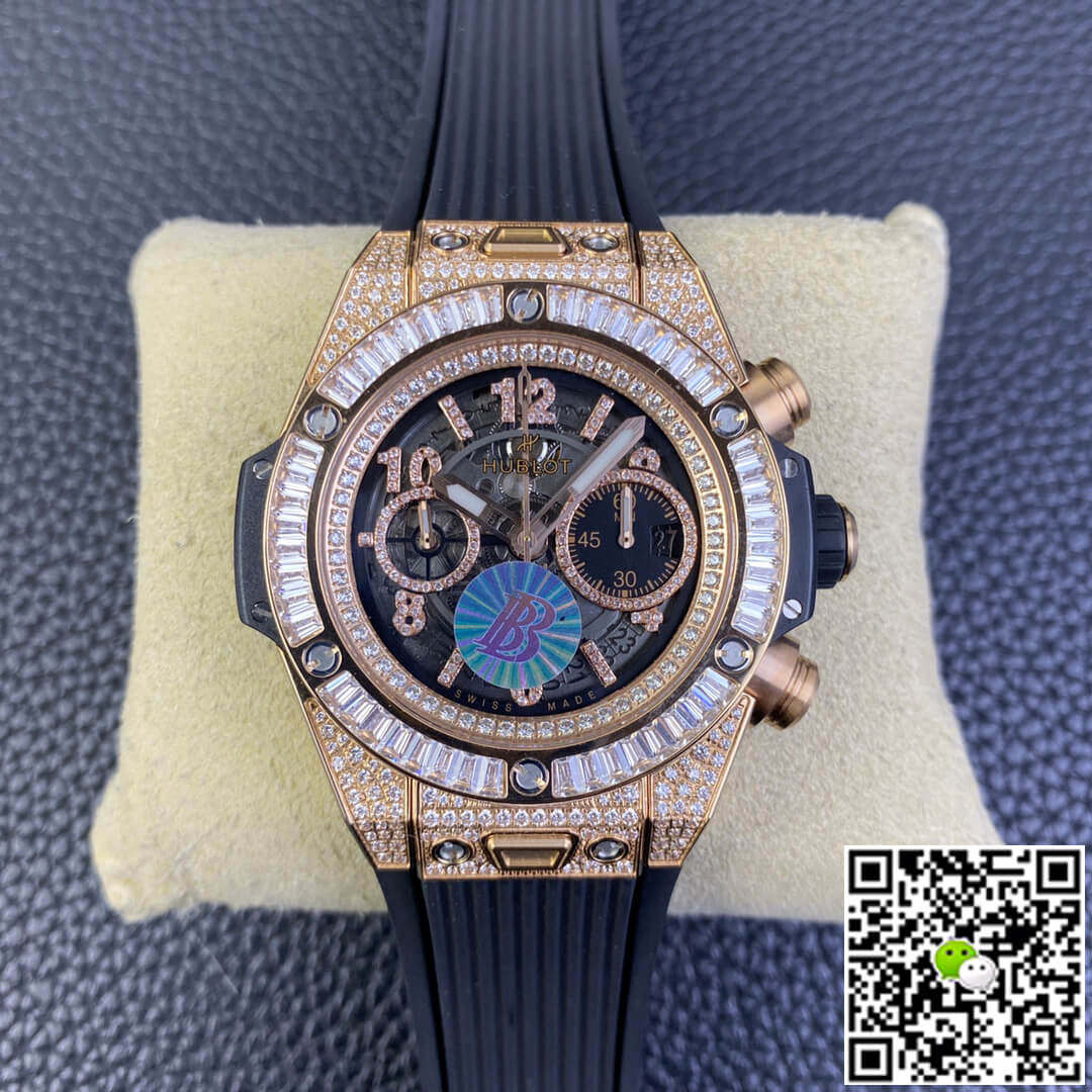 Replica Hublot BIG BANG Unico 421.OX.1180.RX.0904 11 Best Edition BB Factory Diamond Case