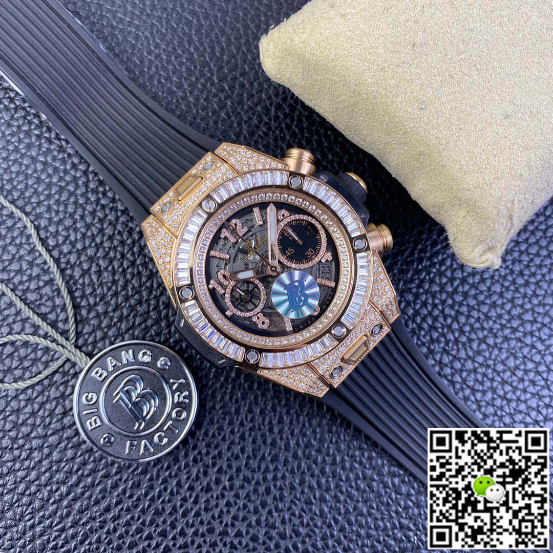 Replica Hublot BIG BANG Unico 421.OX.1180.RX.0904 11 Best Edition BB Factory Diamond Case